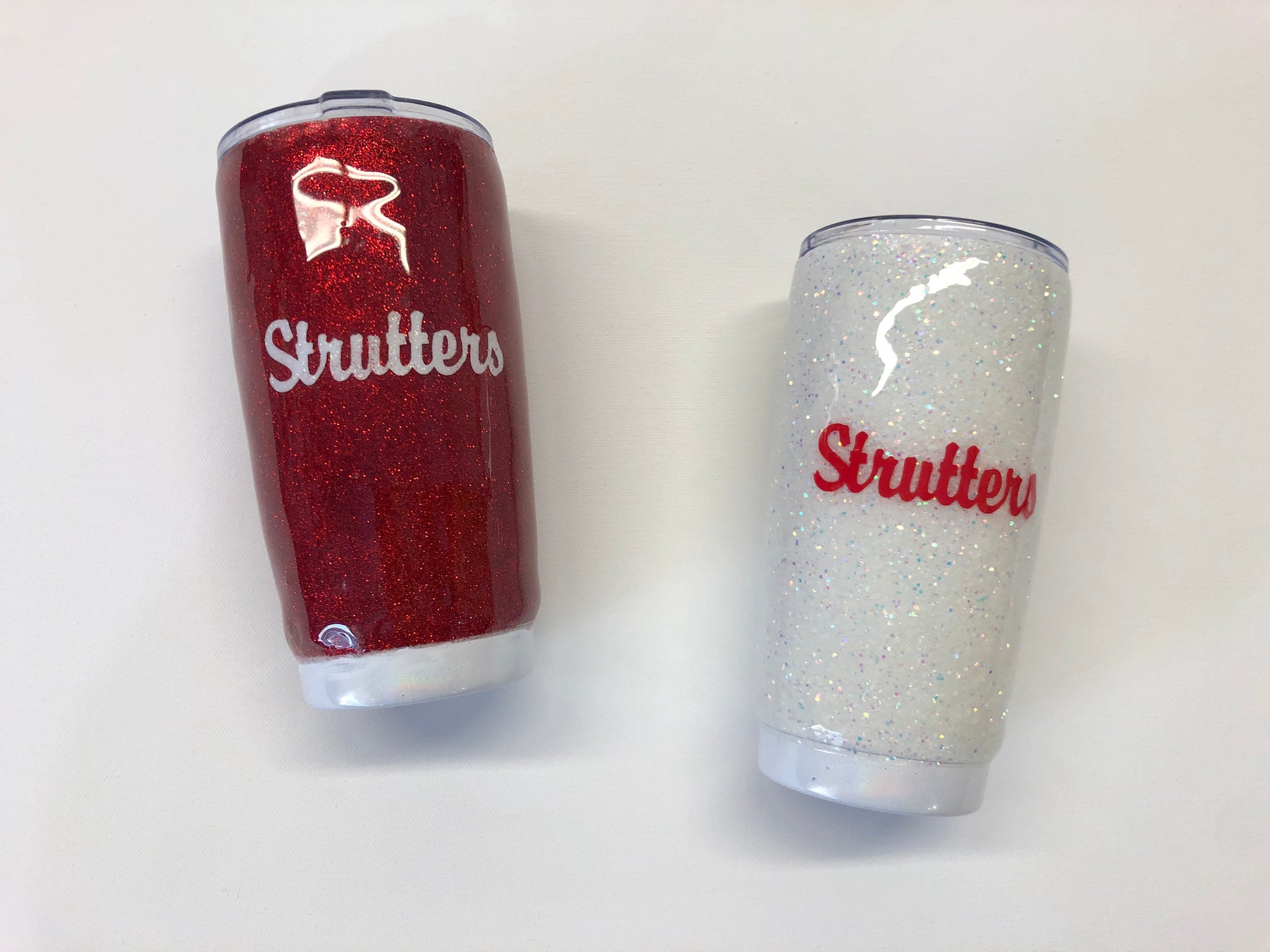 Strutters Glitter Tumblers