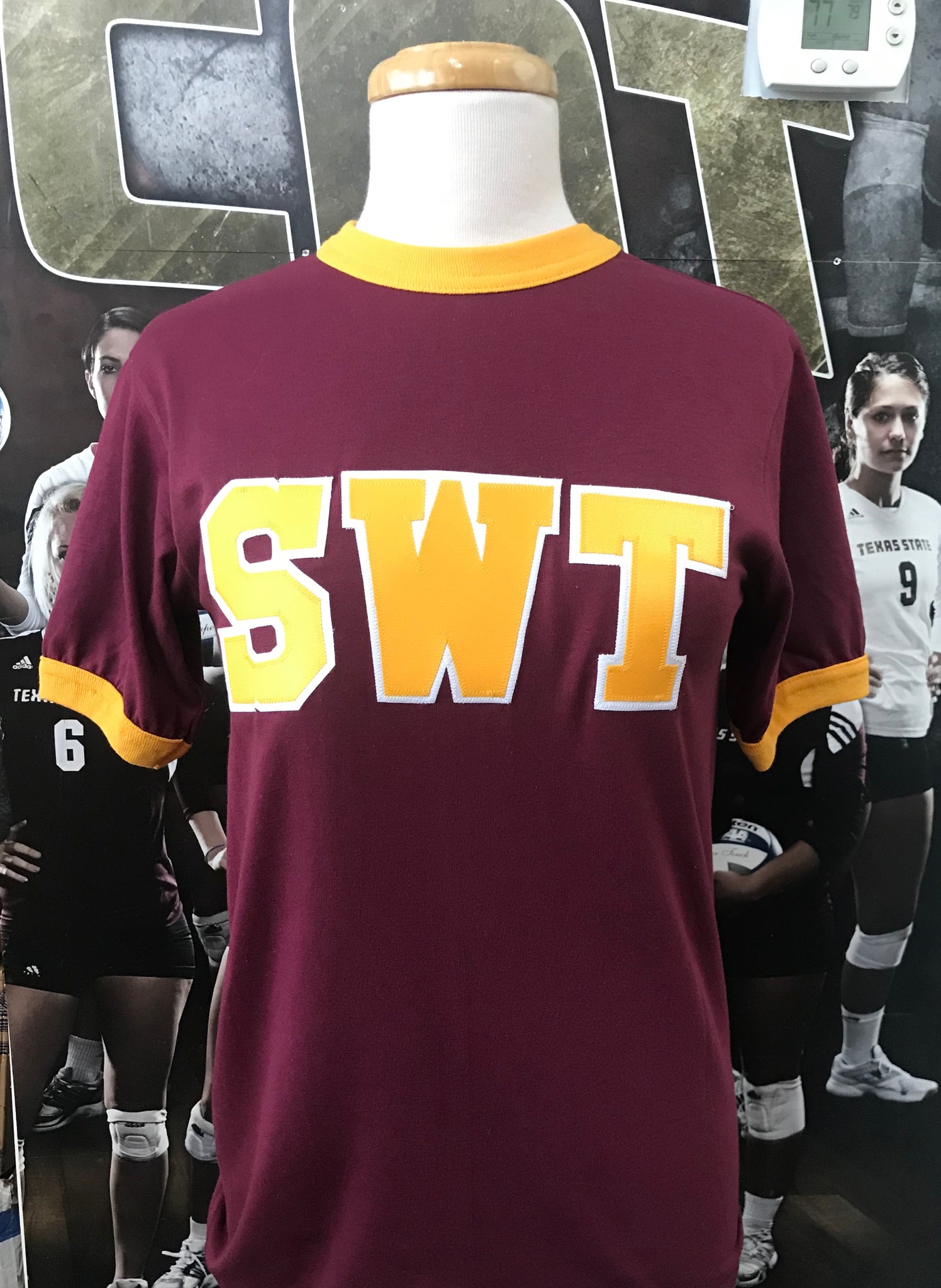 SWT Maroon Ringer T-Shirt