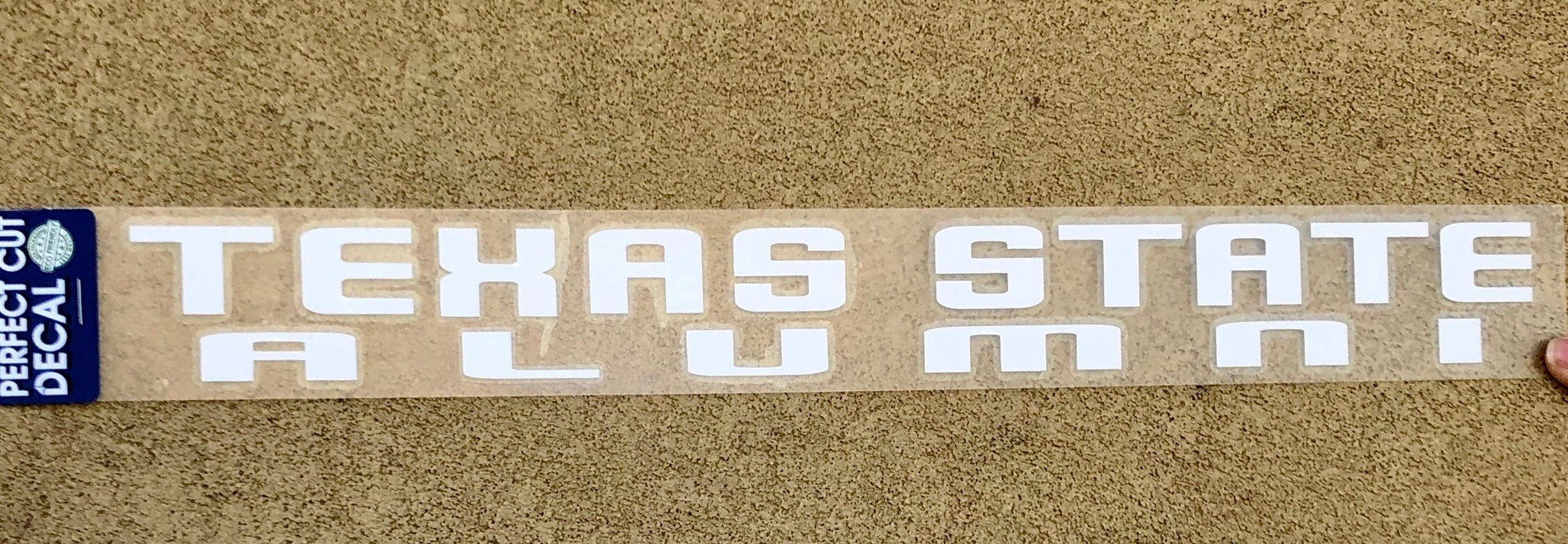 Texas State Alumni Car Decal