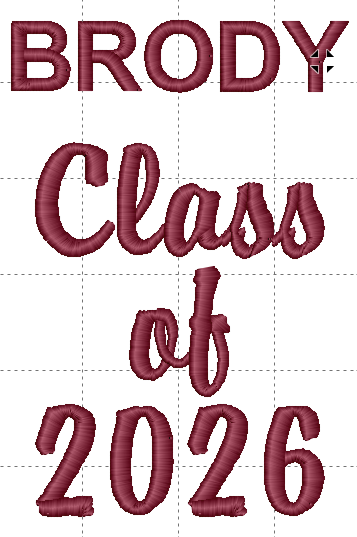 2026 White & Maroon Texas State Stole