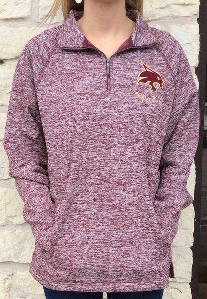 Texas State Bobcat Maroon Pullover
