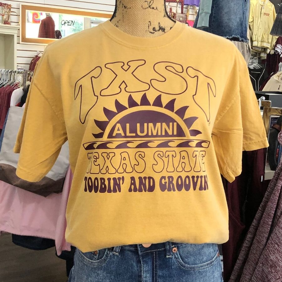 Texas State Toobin' and Groovin' T-shirt w/ Alumni Option