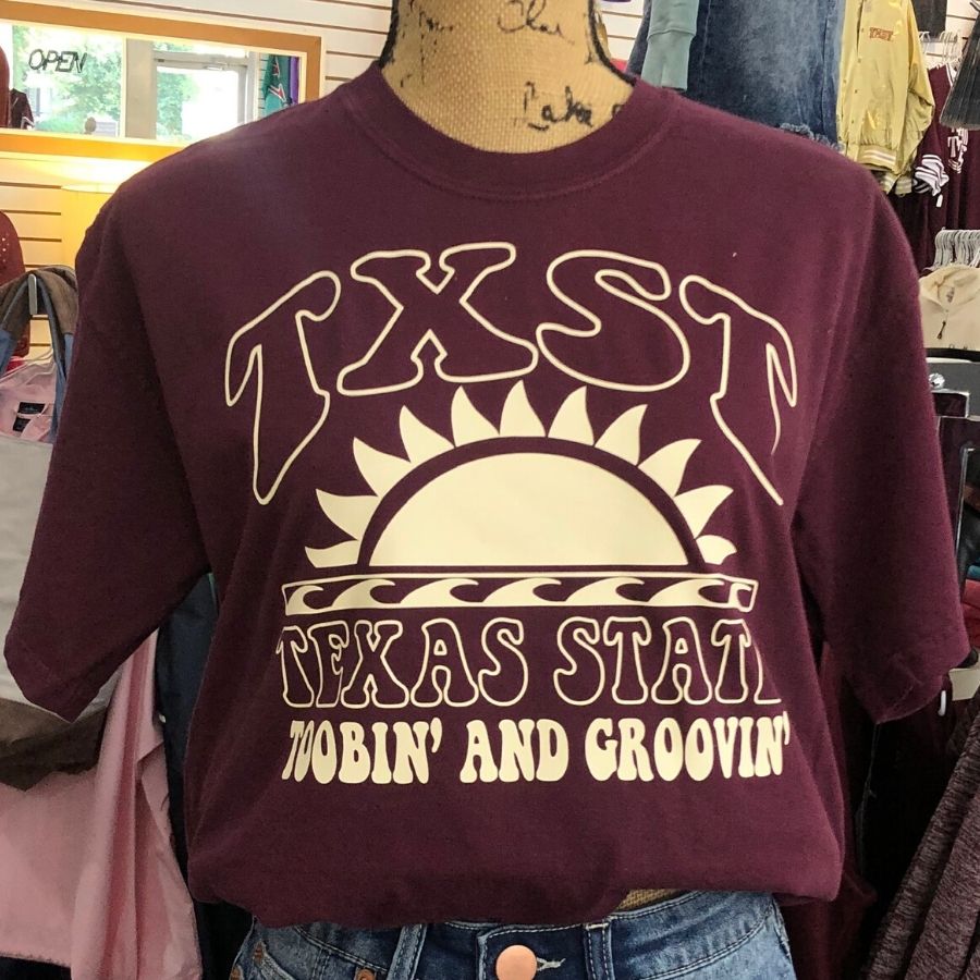 Texas State Toobin' and Groovin' T-shirt w/ Alumni Option