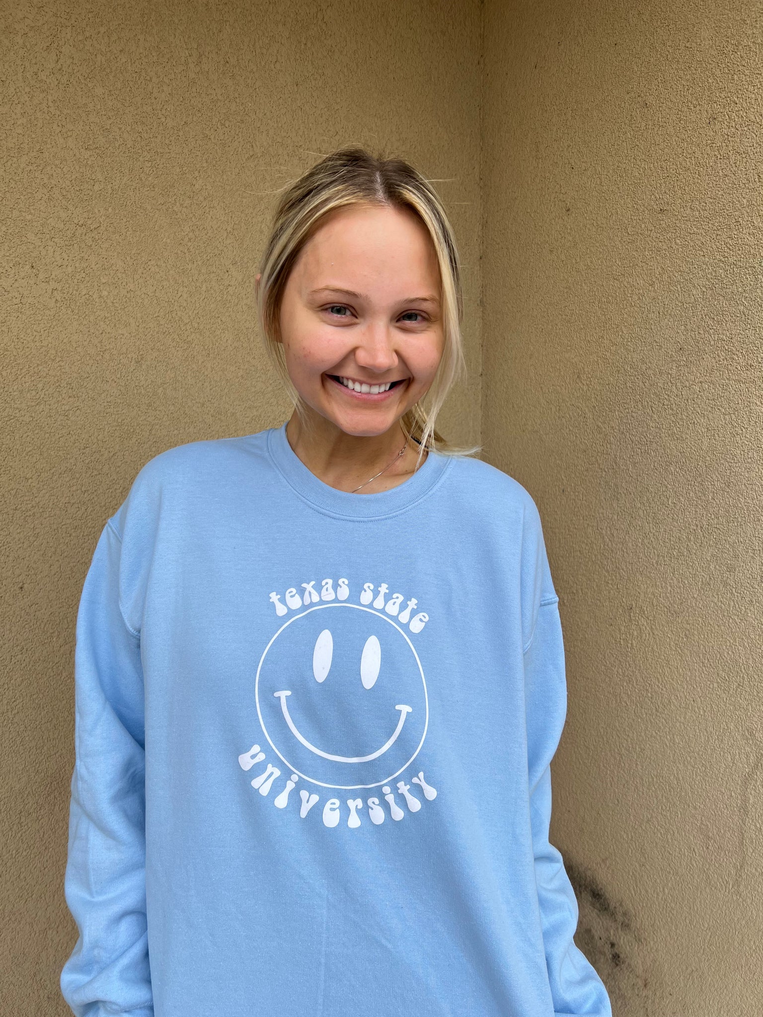 Texas State Smiley Sweatshirt